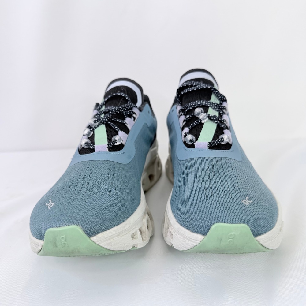 On Cloudmonster Women Slate Blue Lavender Running Shoes Sneakers Size 9.5 - Picture 5 of 9